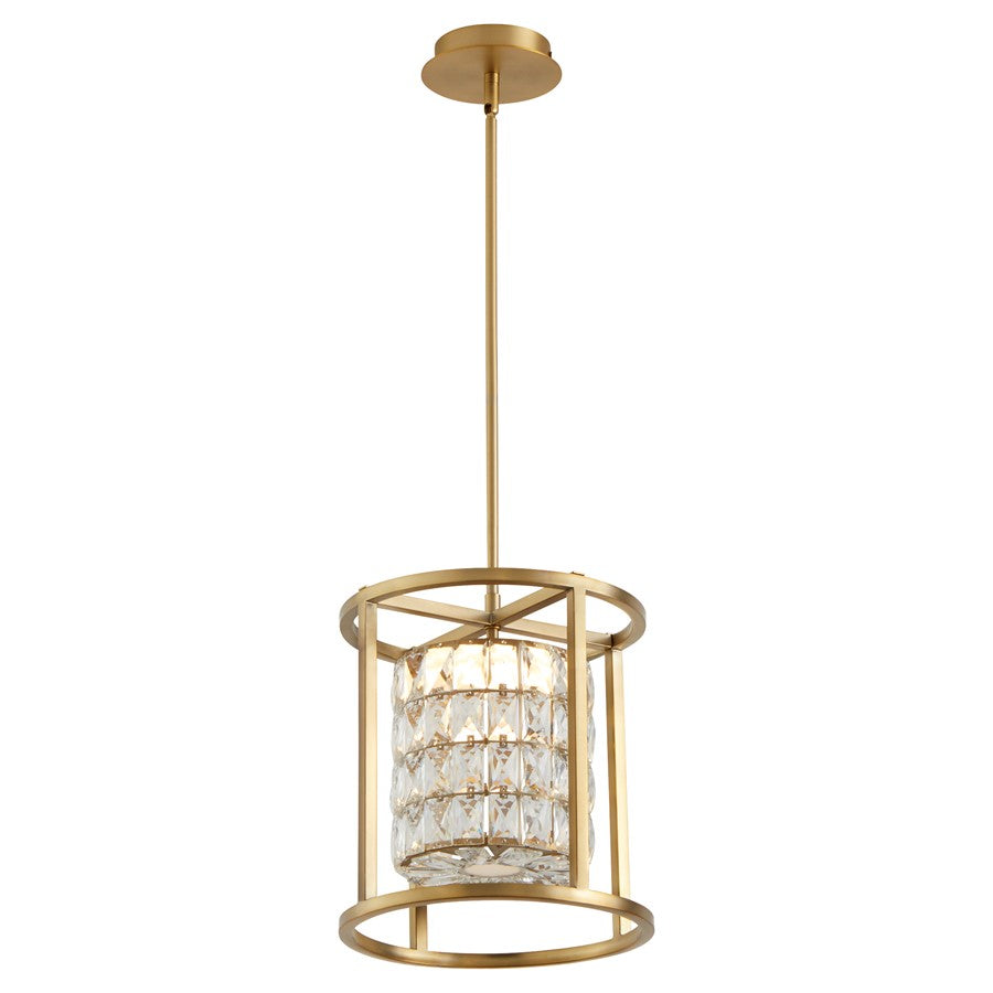 Oxygen Lighting Élan 12" Cct Pendant, Aged Brass