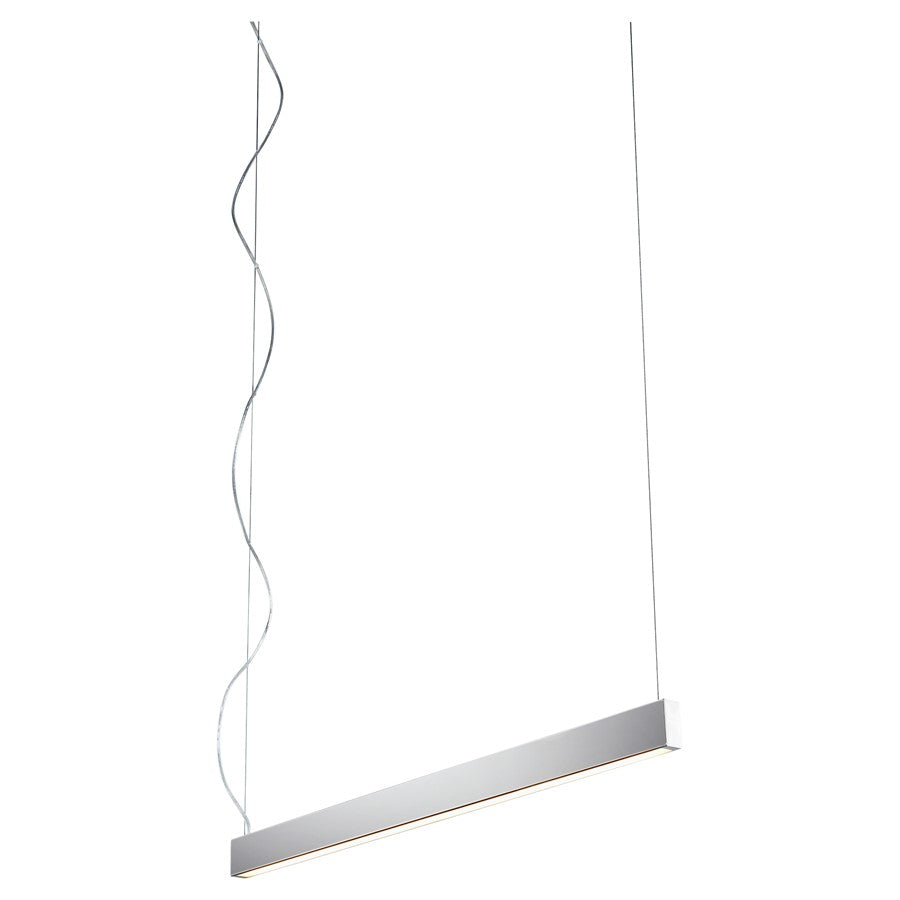 Oxygen Lighting Zepp 38" 2700K Pendant, Polished Nickel