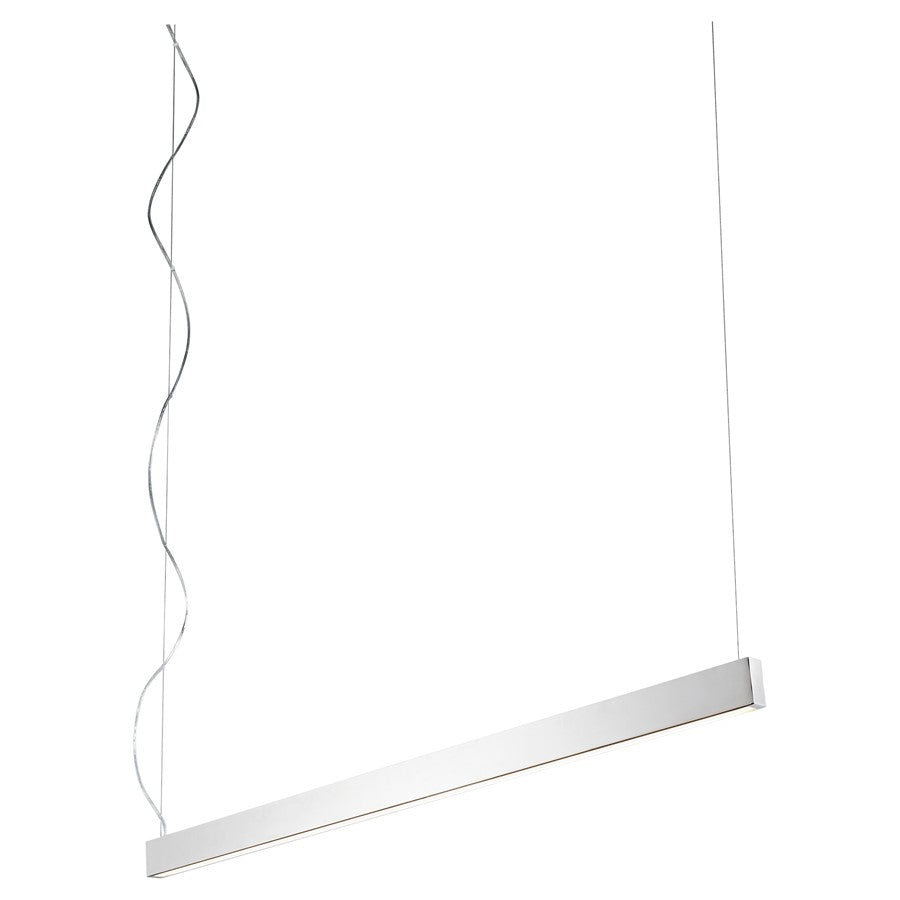 Oxygen Lighting Zepp 50" 4000K Pendant, Polished Nickel