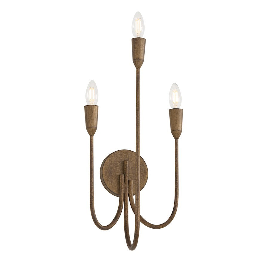 OPEN BOX ITEM: Capital Marley 3 Light Sconce, Mystic Bronze - 656831MZ
