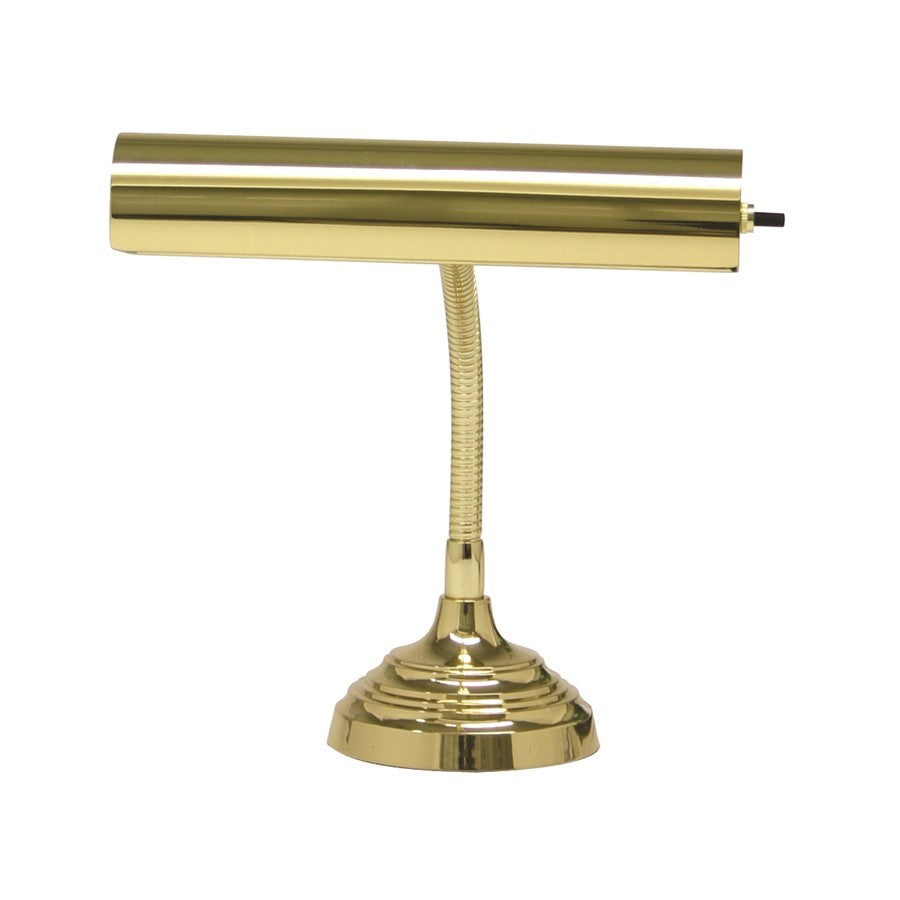 OPEN BOX: House of Troy Advent 10" Piano Desk Lamp, Brass