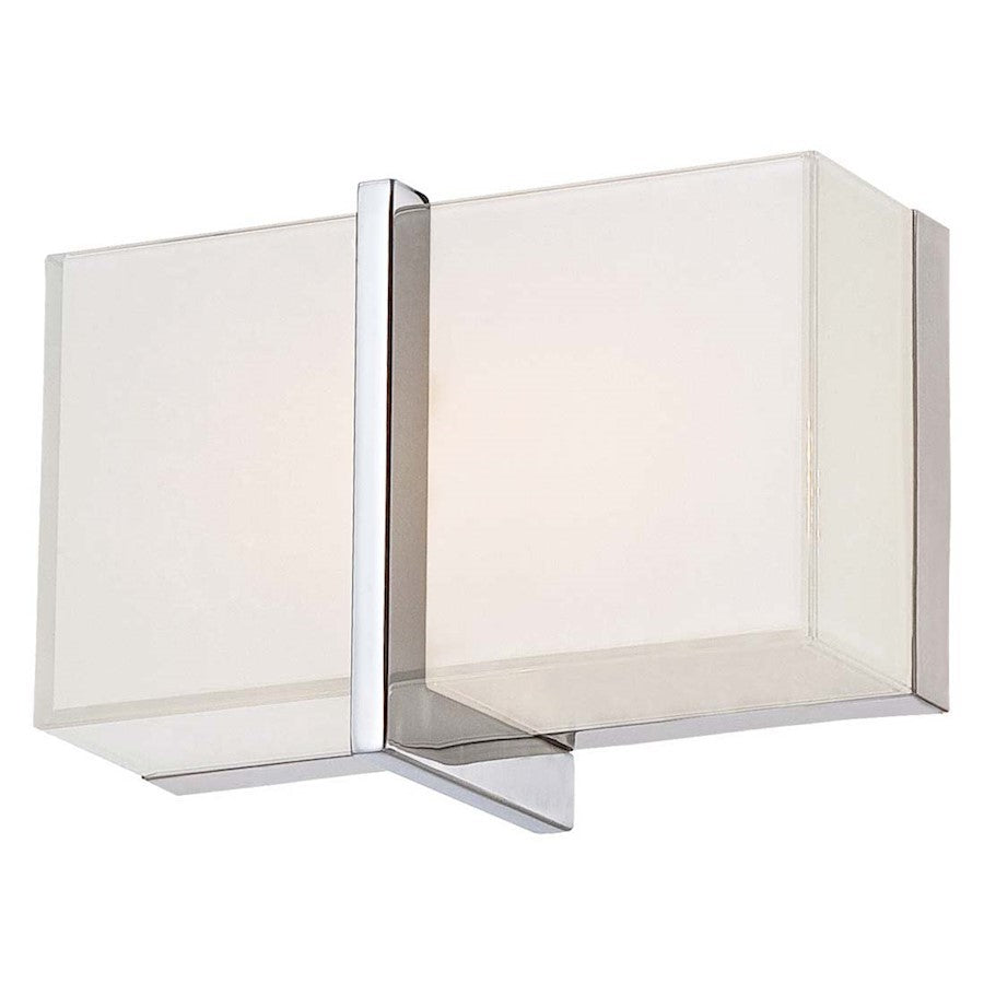 OPEN BOX: Minka Lavery High Rise Small LED Bath, Chrome - 2921-77-L
