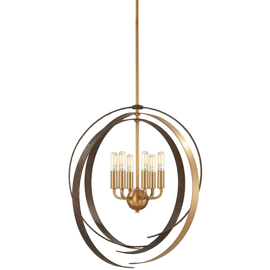 OPEN BOX ITEM: Minka Lavery 5-Light Harvard Court Bronze Flush Mount
