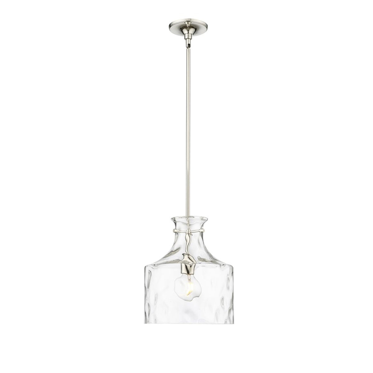 OPEN BOX ITEM: Millennium Santorini 1-Light Pendant, Polished Nickel
