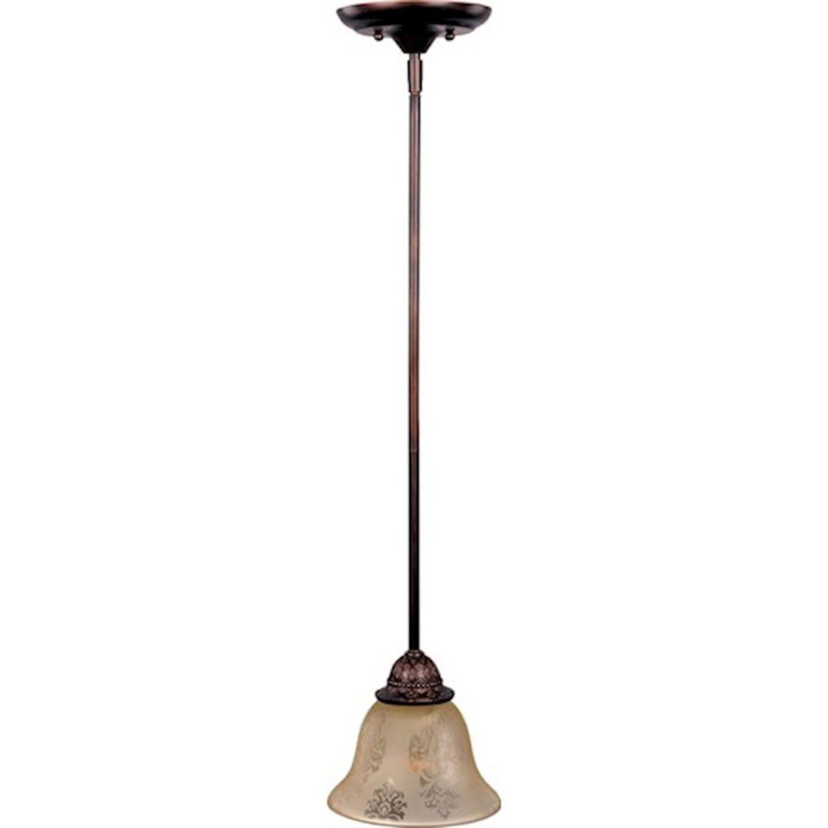 OPEN BOX ITEM: Maxim Symphony 1-Light Mini Pendant, Oil-Rubbed