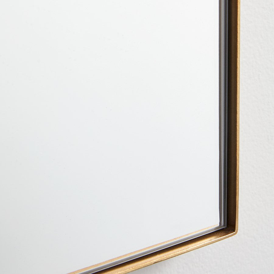 Quorum 24X38 Arch Mirror, Gold