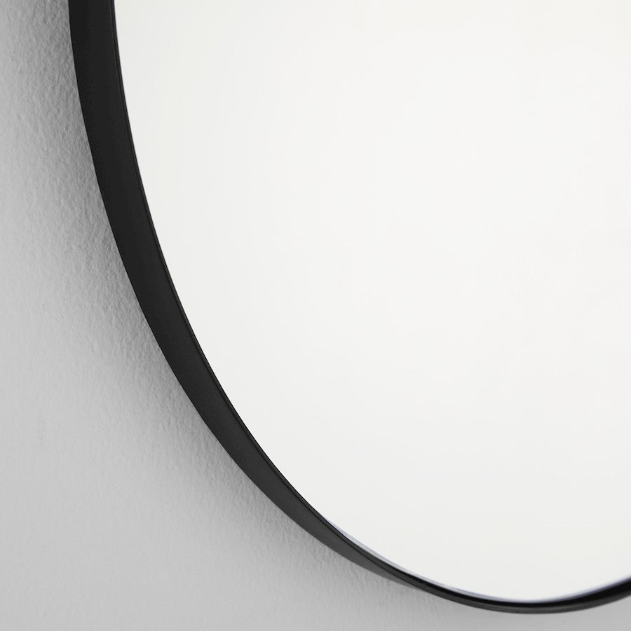 Quorum 21X40 Capsule Mirror, Matte Black