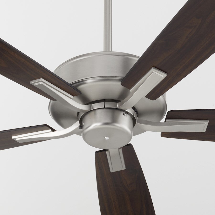 Quorum Ovation 52" 5 Blade Ceiling Fan, Satin Nickel
