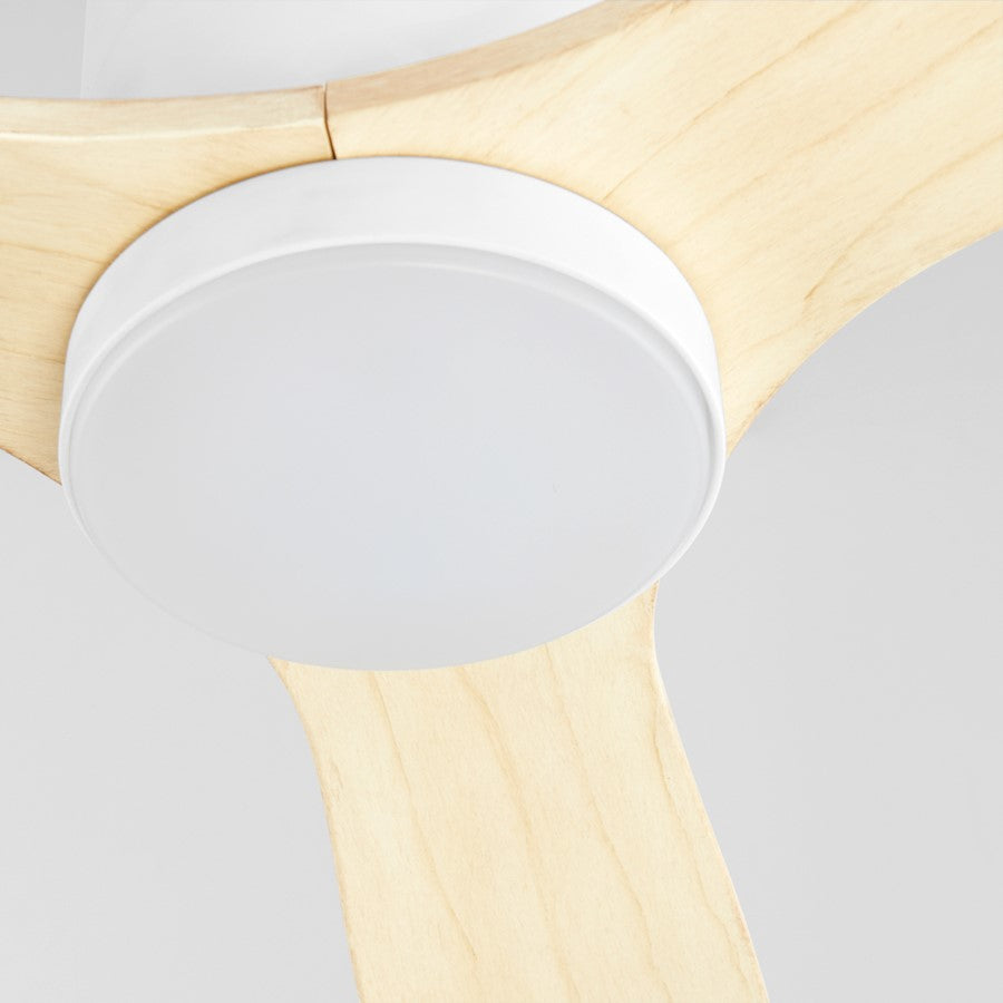 Quorum Dayton 3 Blade Hugger Patio Fan, Studio White