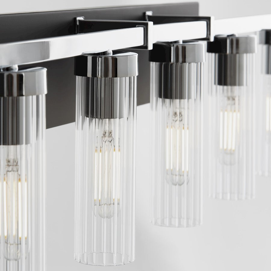 5 Light Vanity, Matte Black