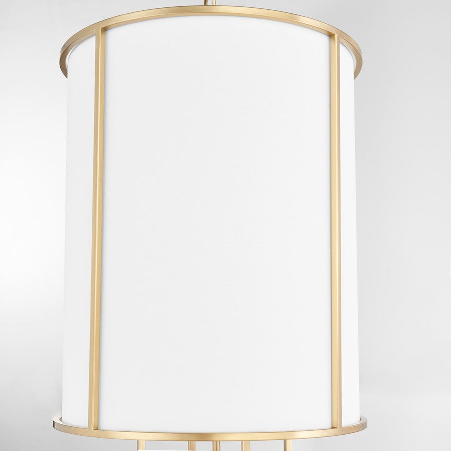 18" Entry Light, Aged Brass