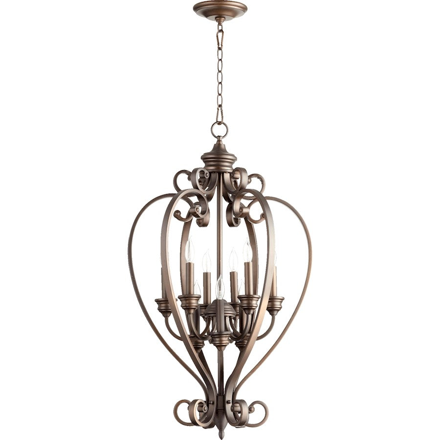 Quorum Bryant 9 Light Entry Light, Oiled Bronze