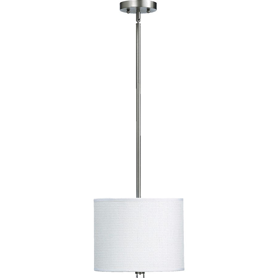 Quorum Copeland 1 Light Pendant, Satin Nickel