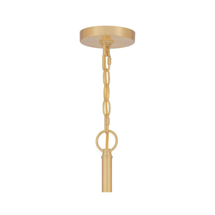 Quoizel Abner 5 Light 24" Chandelier, Aged Brass