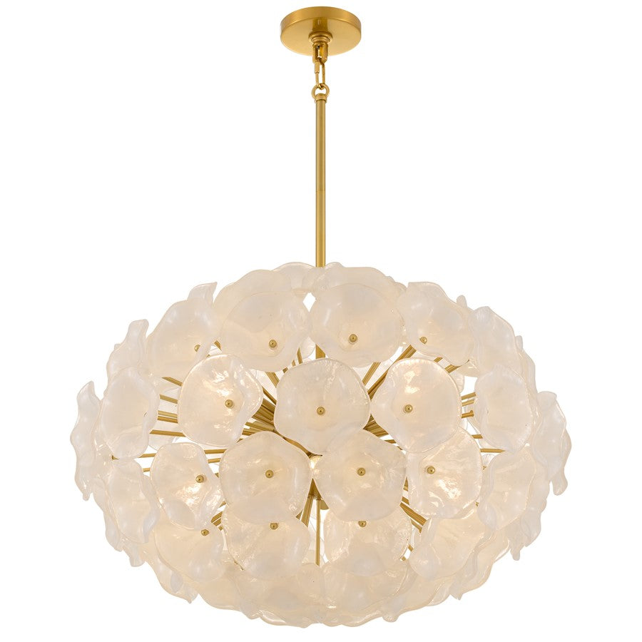 Quoizel Audrey 8-Lt Brushed Gold Pendant, Brushed Gold - AUD2828BRG