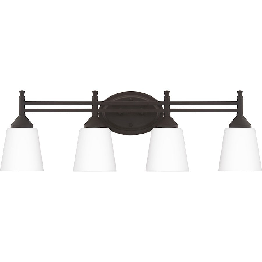 Quoizel Billingsley 4 Light Bath, Old Bronze