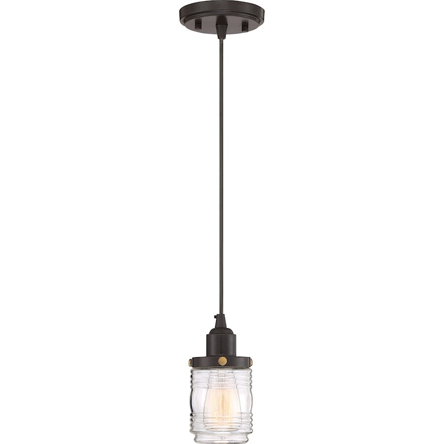 1 Light Mini Pendant, Western Bronze