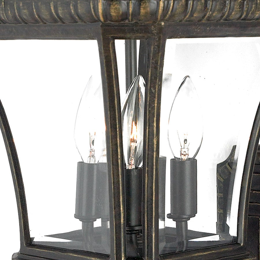 3 Light Devon Up Mount Outdoor Wall Lantern