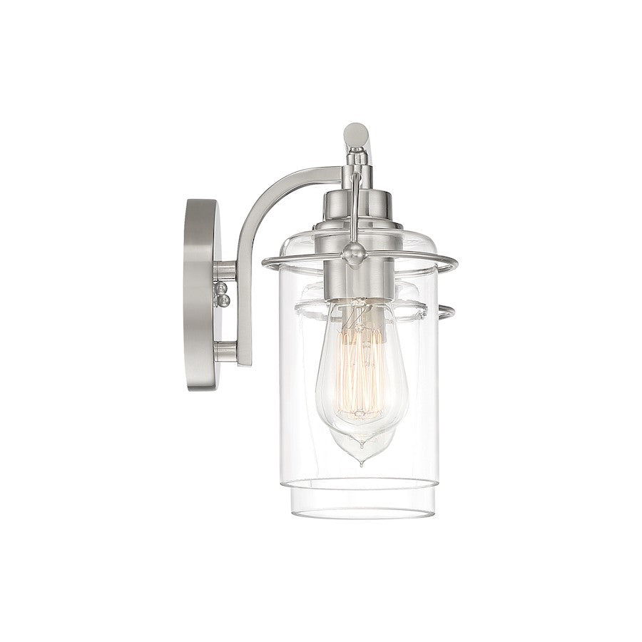 Bathroom Vanity Light, Brushed Nickel