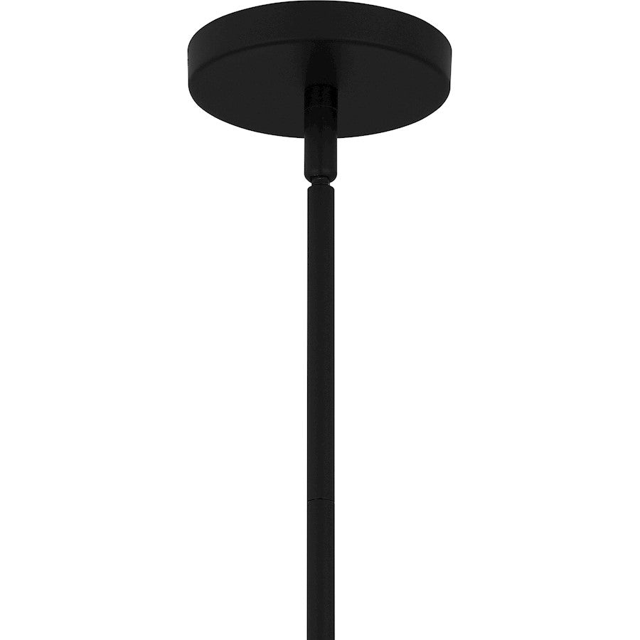 1 Light Mini Pendant, Matte Black