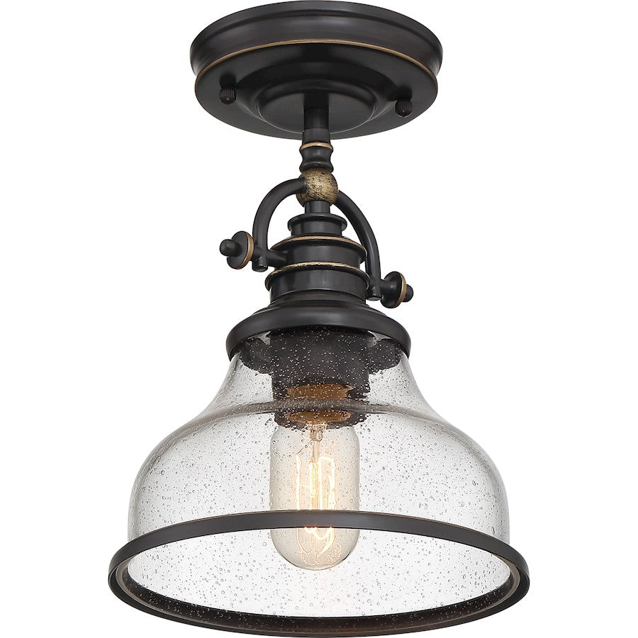 1 Light Mini Pendant, Palladian Bronze
