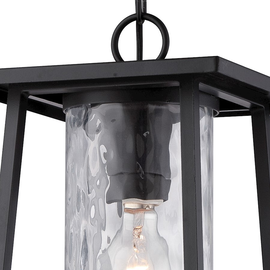 Quoizel Lodge Outdoor Hanging Lantern, Mystic Black