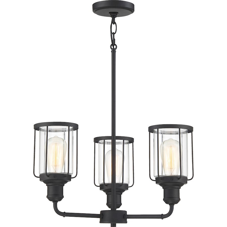Quoizel Ludlow Chandelier, Earth Black