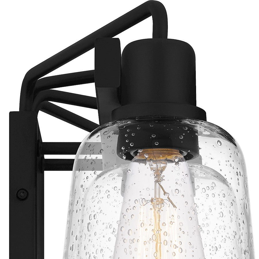 4 Light Bathroom Vanity Light, Matte Black