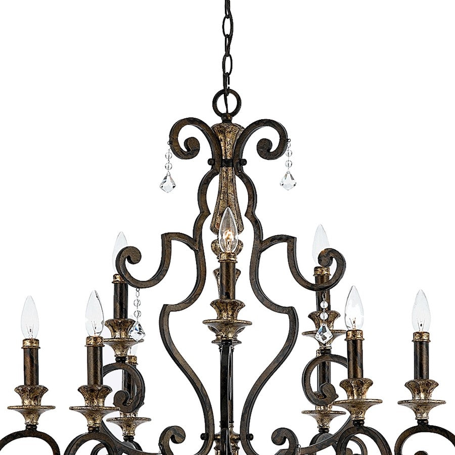 Quoizel Marquette Chandelier, Heirloom