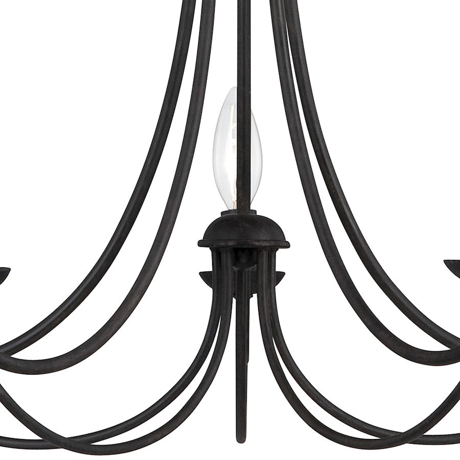 Quoizel Mirren Chandelier, Imperial Bronze