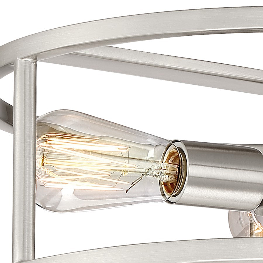 Quoizel New Harbor 3 Light Semi-Flush Mount