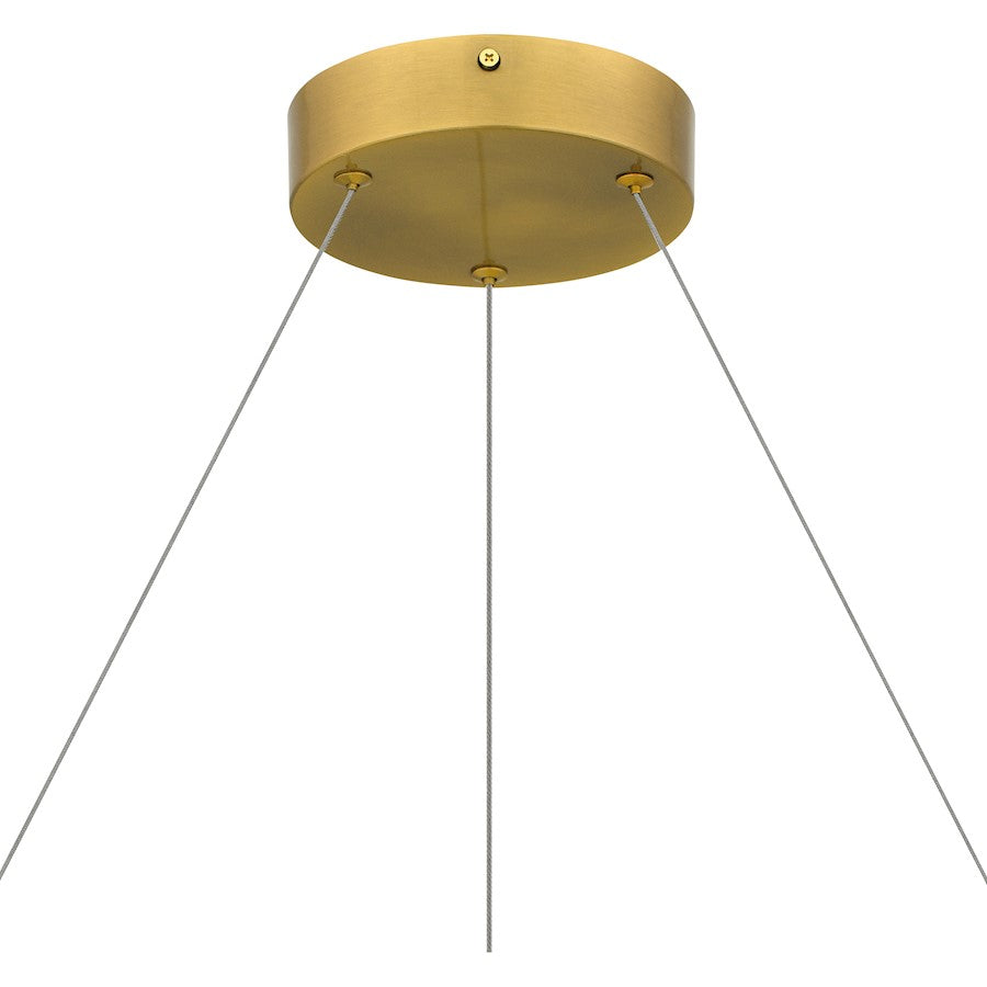 Integrated LED Pendant, Gold