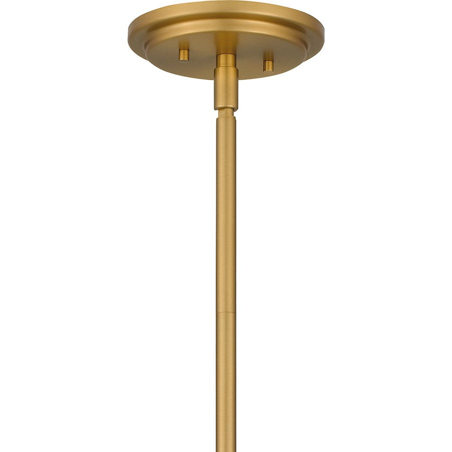 Quoizel Dupree 5 Light Island Light, Brushed Weathered Brass