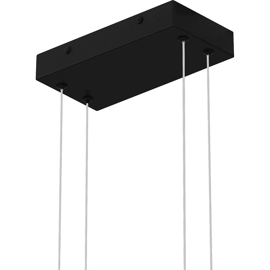 LED Pendant, Matte Black