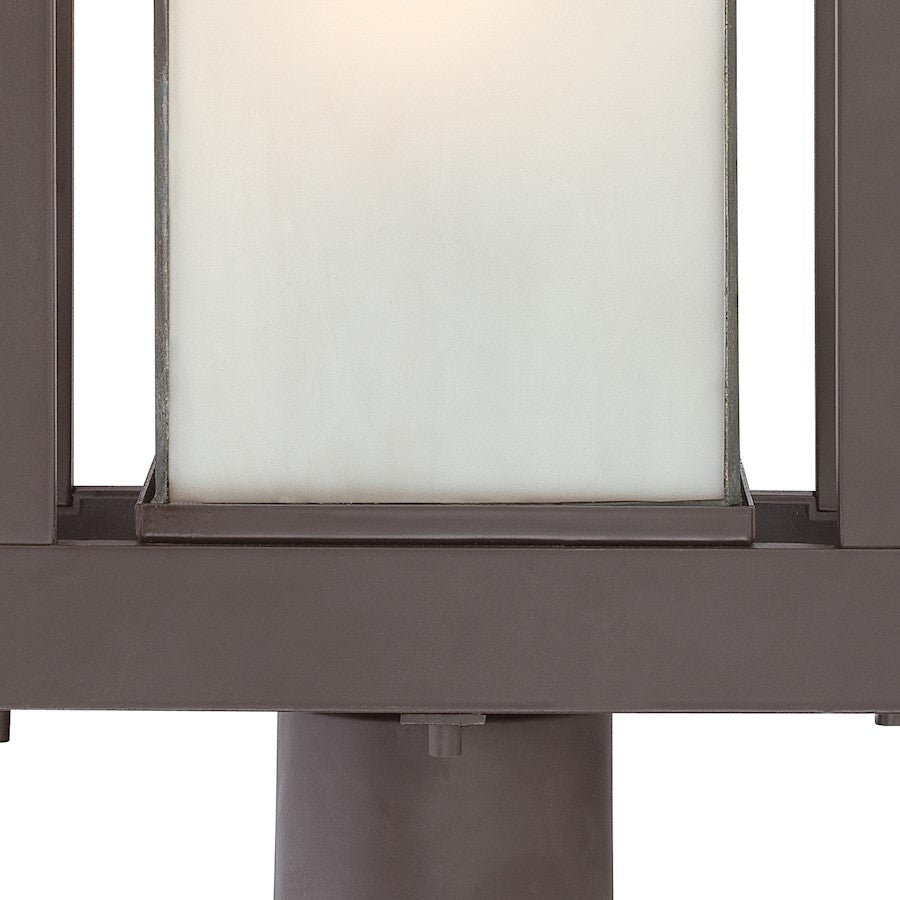 Quoizel 1 Light Powell Post Light, Western Bronze