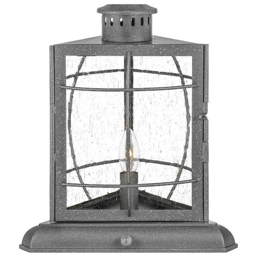 Quoizel 1 Light Portable Lamp, Galvanized