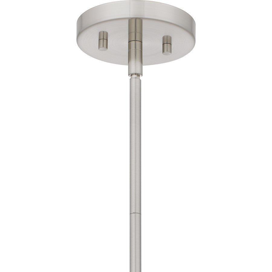 4 Light Pendant, Brushed Nickel