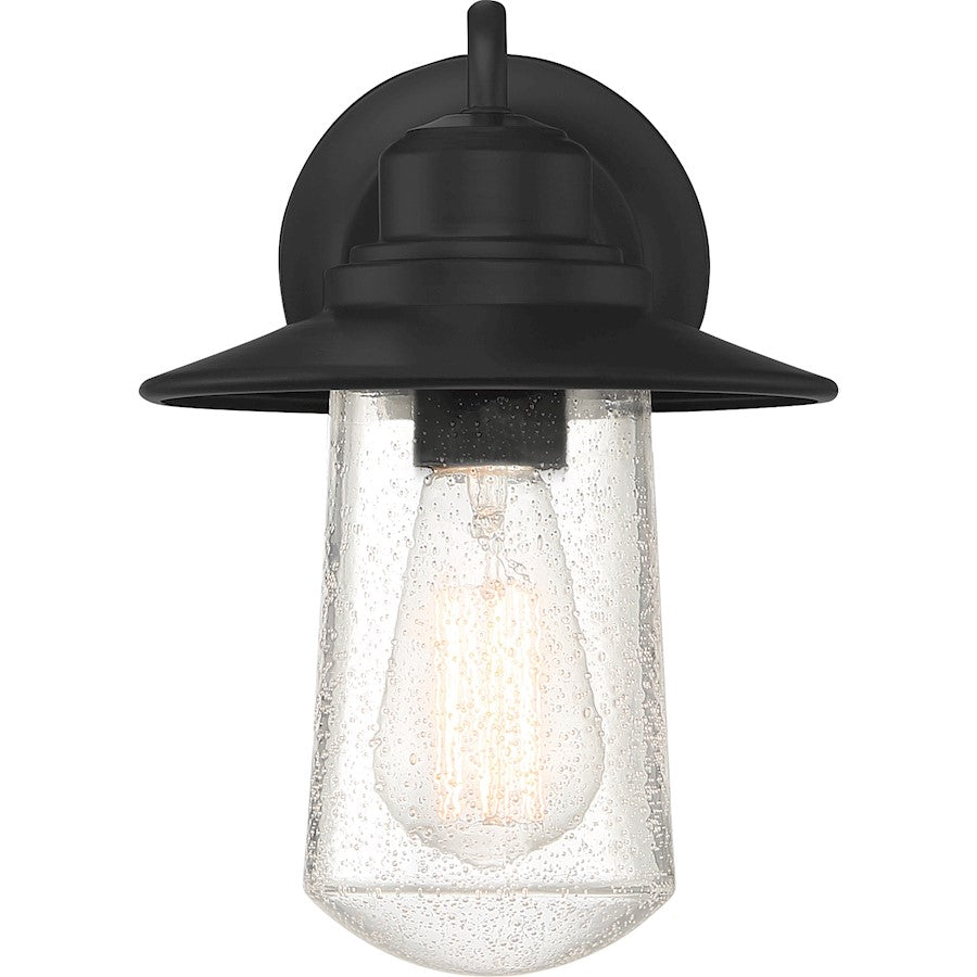 Quoizel Radford 1 Light Medium Outdoor Lantern, Matte Black