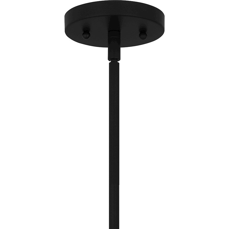 1 Light 13" Mini Pendant, Black