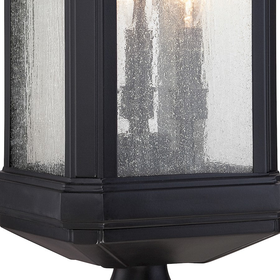 Quoizel Trumbull Outdoor Post Light, Mystic Black
