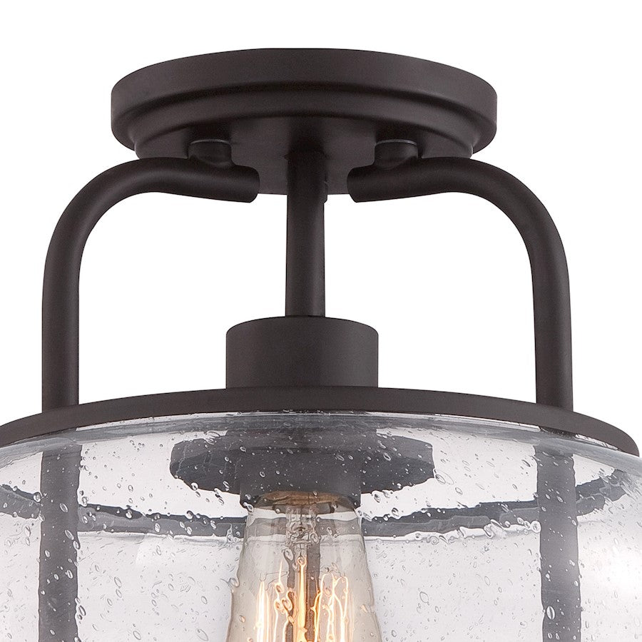 Quoizel Trilogy Semi-Flush Mount, Old Bronze