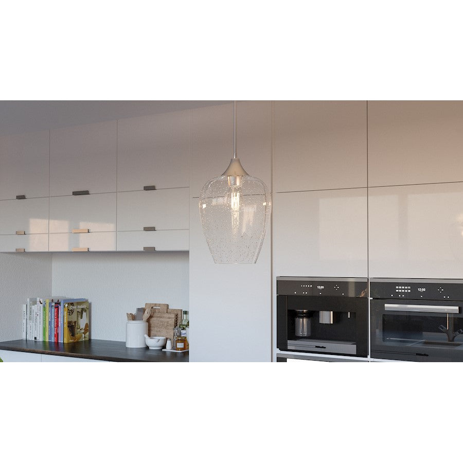 Mini Pendant, Brushed Nickel