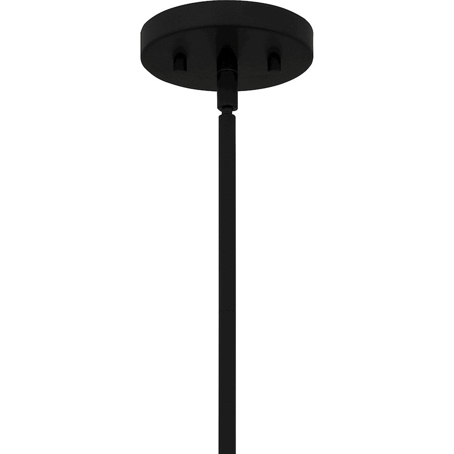 5 Light Pendant, Matte Black
