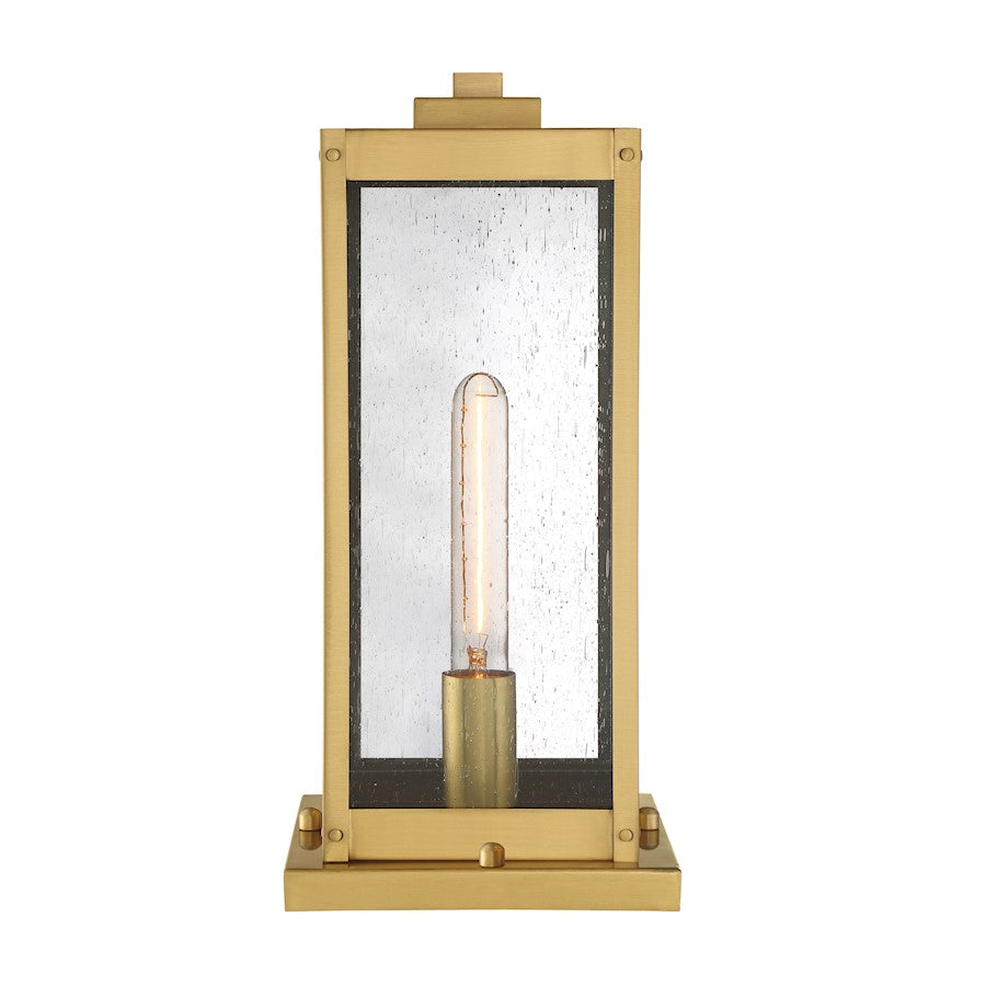 Quoizel Westover 1 Light Outdoor Pier Base, Seeded