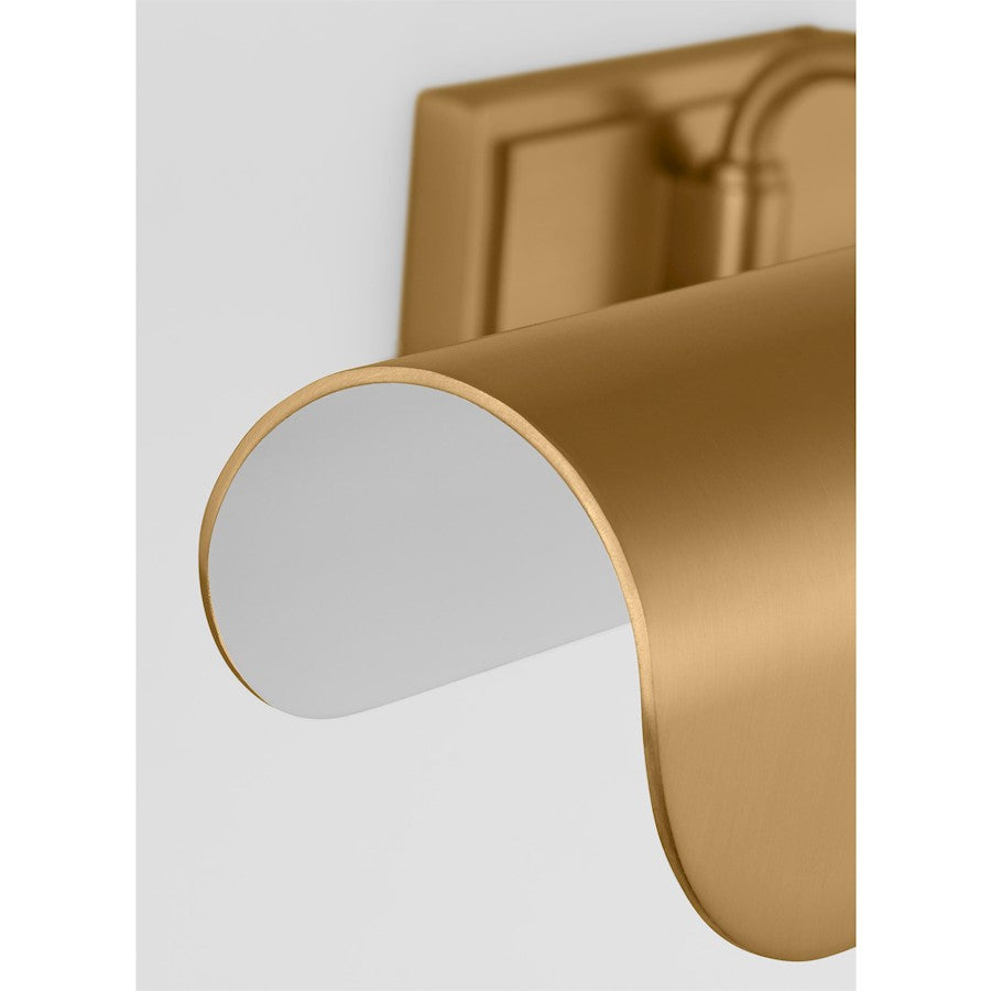 Chapman & Myers Hull 2 Light 18" Picture Light, Brass/Brass Steel