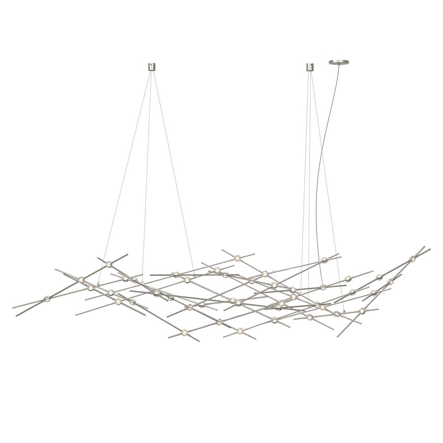 Sonneman Constellation 44 Light Pendant, Satin Nickel