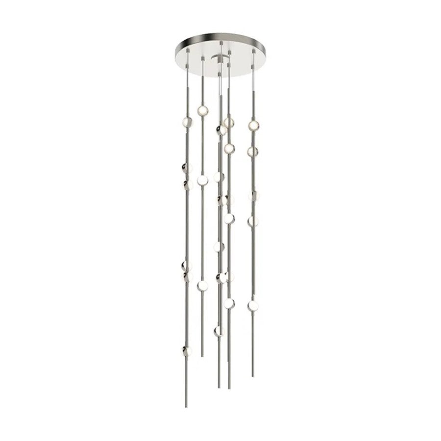 Sonneman Constellation 26 Light Pendant/Warm, Satin Nickel - 2162-13W-S-J20