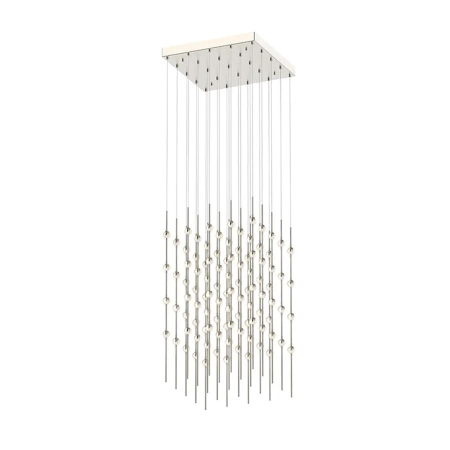Sonneman Constellation 100 Light Pendant/27K, Satin Nickel