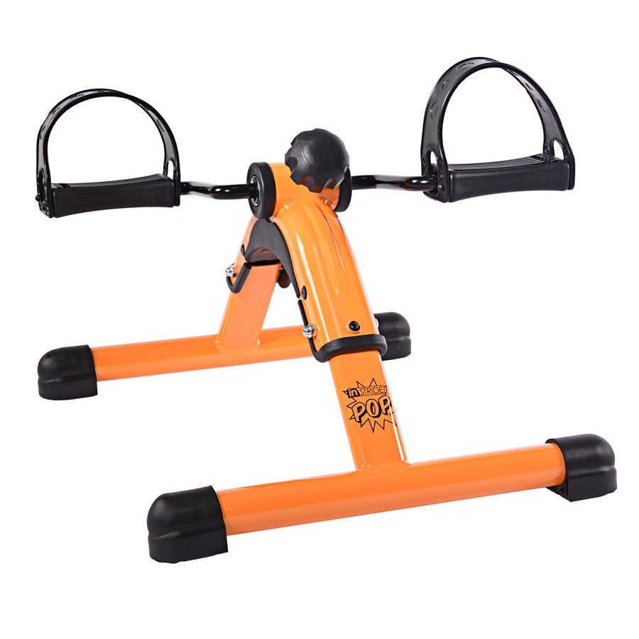 Stamina InStride POP Fitness Cycle, Orange | Portable Pedal Exerciser for Upper & Lower Body | Home, Office, Travel | Model 15-0130