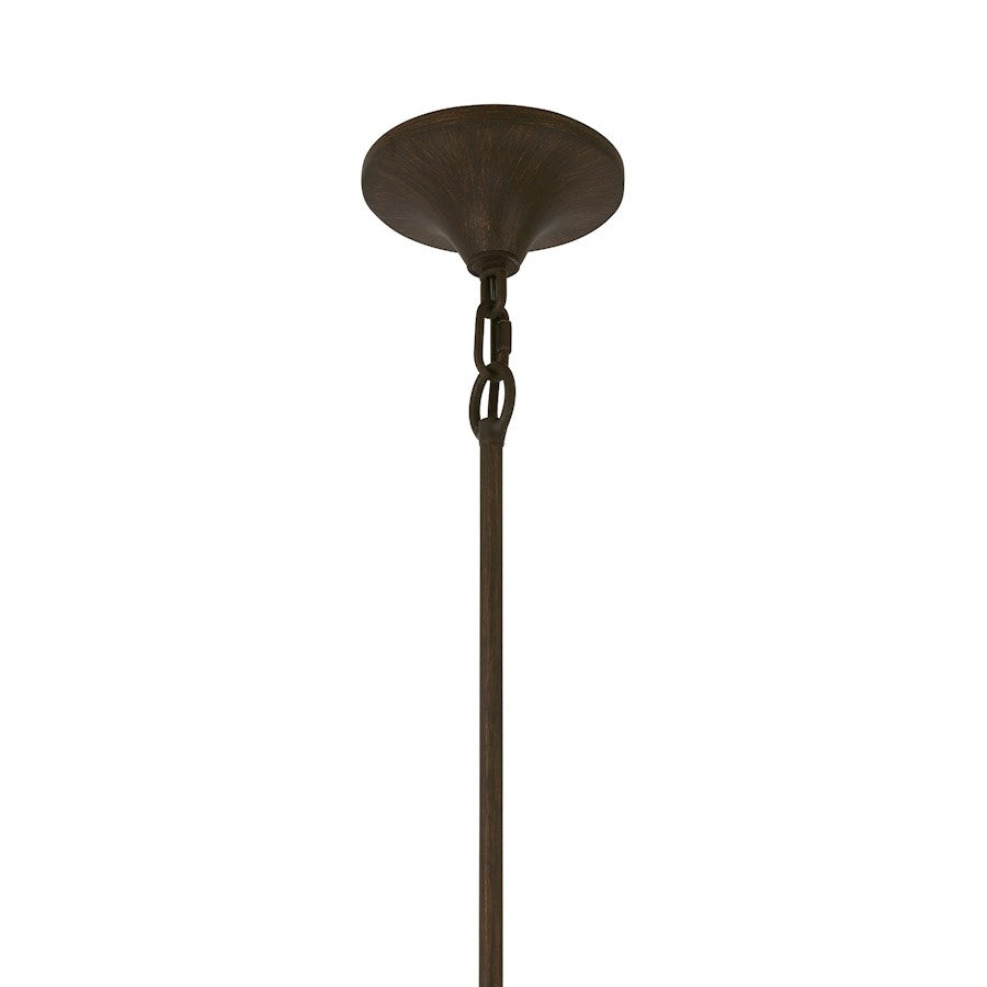 Savoy House Malinda 6 Light Chandelier, Bark